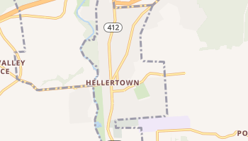 Hellertown, Pennsylvania map