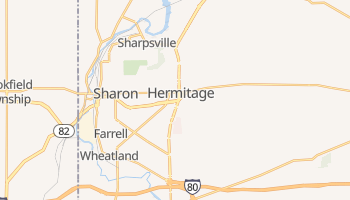 Hermitage, Pennsylvania map