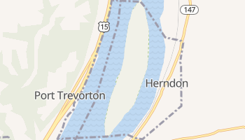 Herndon, Pennsylvania map