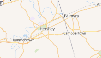 Hershey, Pennsylvania map