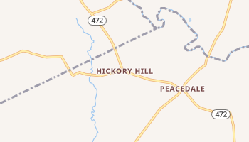 Hickory Hill, Pennsylvania map