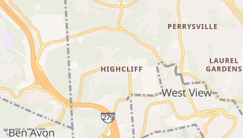 Highcliff, Pennsylvania map