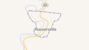 Hooversville, Pennsylvania map