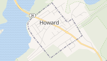 Howard, Pennsylvania map