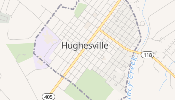 Hughesville, Pennsylvania map