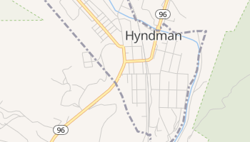 Hyndman, Pennsylvania map