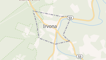 Irvona, Pennsylvania map