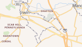 Irwin, Pennsylvania map