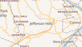 Jefferson, Pennsylvania map