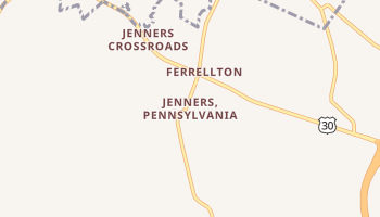 Jenners, Pennsylvania map