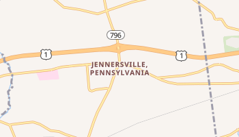 Jennersville, Pennsylvania map