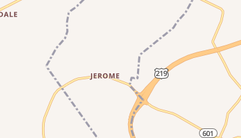 Jerome, Pennsylvania map