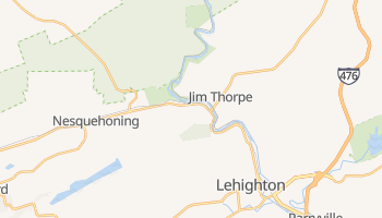 Jim Thorpe, Pennsylvania map