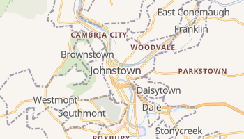 Johnstown, Pennsylvania map