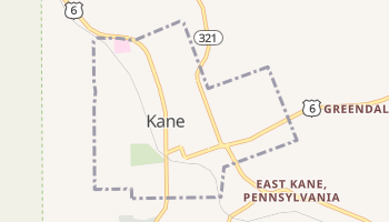 Kane, Pennsylvania map