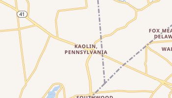 Kaolin, Pennsylvania map