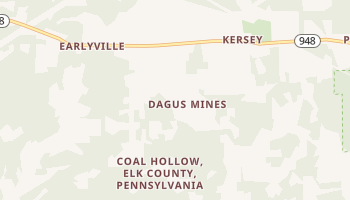 Kersey, Pennsylvania map