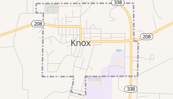 Knox, Pennsylvania map
