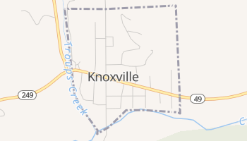 Knoxville, Pennsylvania map