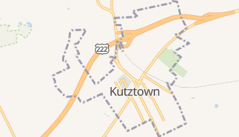 Kutztown, Pennsylvania map