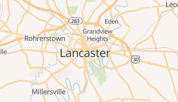 Lancaster, Pennsylvania map