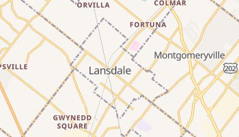 Lansdale, Pennsylvania map