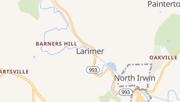 Larimer, Pennsylvania map