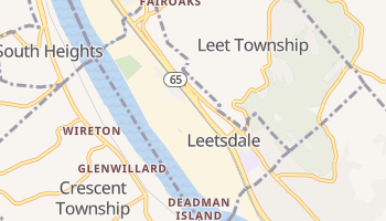 Leetsdale, Pennsylvania map