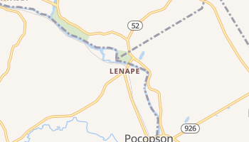 Lenape, Pennsylvania map
