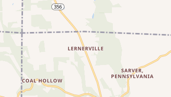 Lernerville, Pennsylvania map
