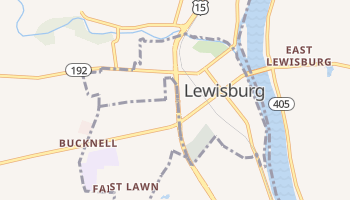 Lewisburg, Pennsylvania map