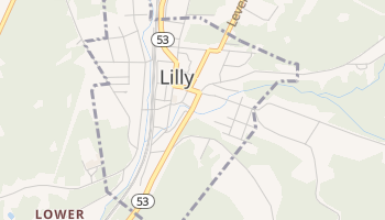 Lilly, Pennsylvania map