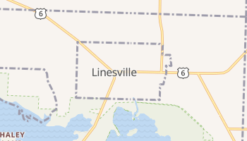 Linesville, Pennsylvania map