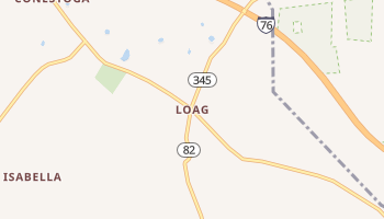 Loag, Pennsylvania map