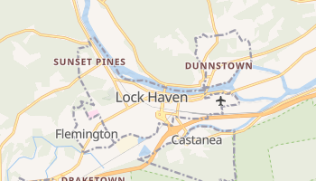 Lock Haven, Pennsylvania map