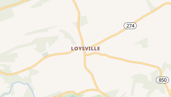Loysville, Pennsylvania map