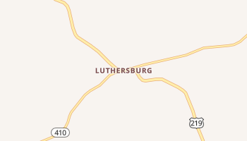 Luthersburg, Pennsylvania map