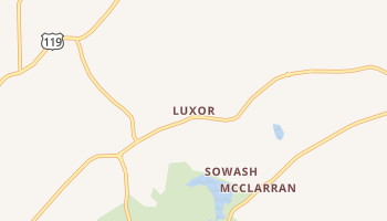 Luxor, Pennsylvania map