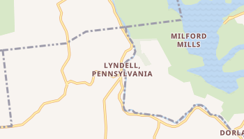 Lyndell, Pennsylvania map