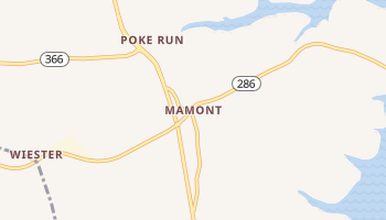 Mamont, Pennsylvania map