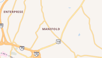 Manifold, Pennsylvania map