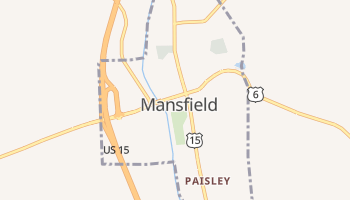 Mansfield, Pennsylvania map