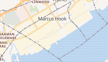 Marcus Hook, Pennsylvania map
