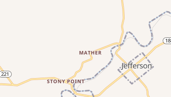 Mather, Pennsylvania map