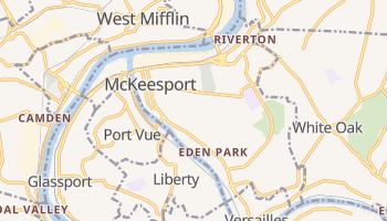 McKeesport, Pennsylvania map