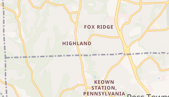 McKnight, Pennsylvania map