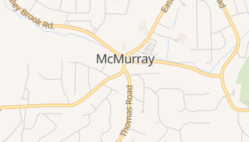 McMurray, Pennsylvania map