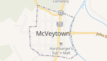 McVeytown, Pennsylvania map