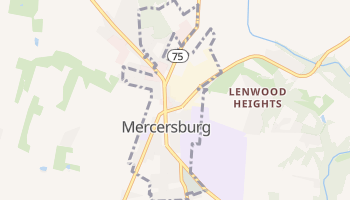 Mercersburg, Pennsylvania map