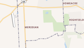 Meridian, Pennsylvania map